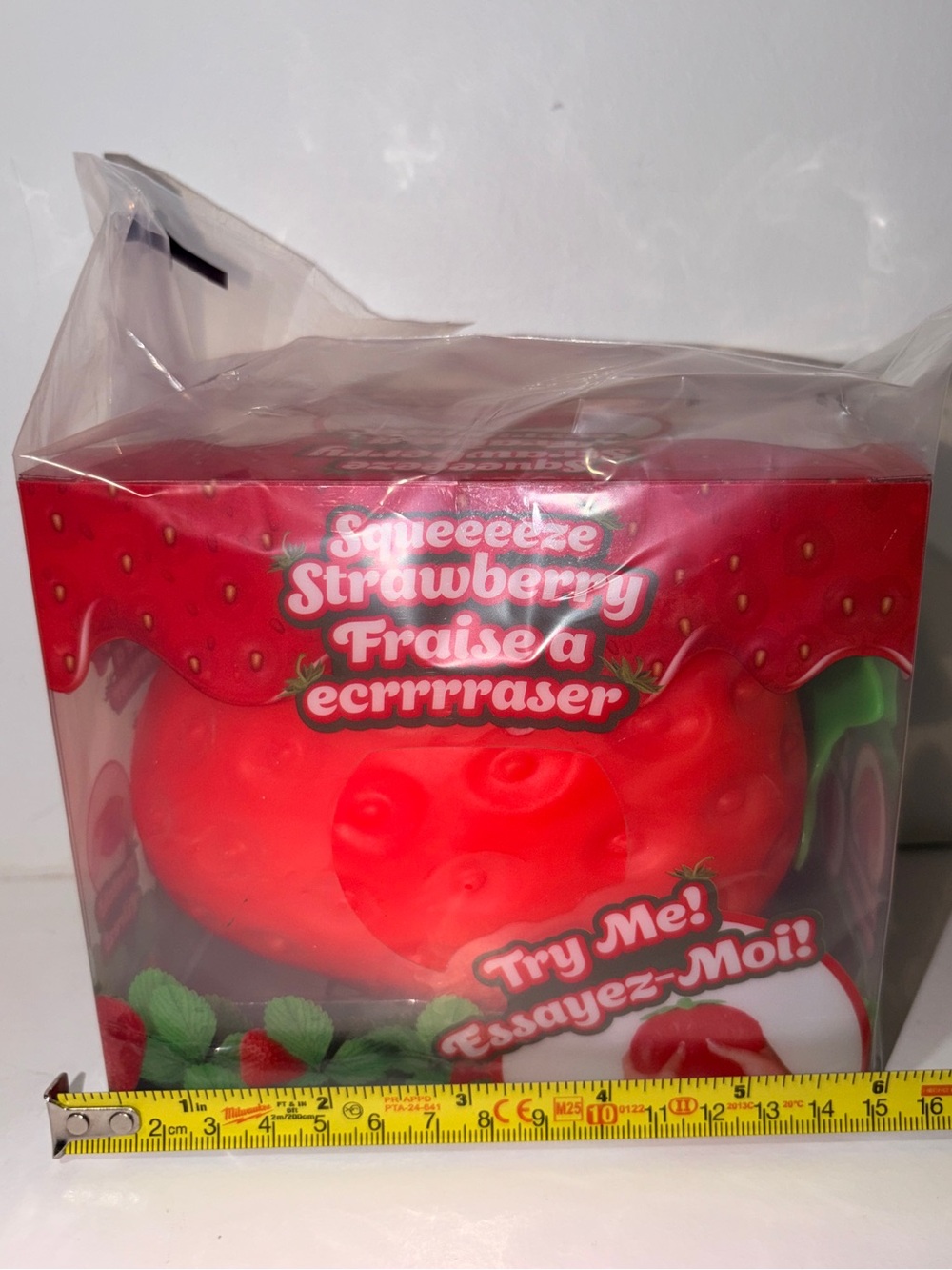 Toymendous Extra Large Strawberry Squishy Squeeze Toy – NWT